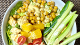 Healthy Chickpea And Tofu Salad – Manjula’s Kitchen